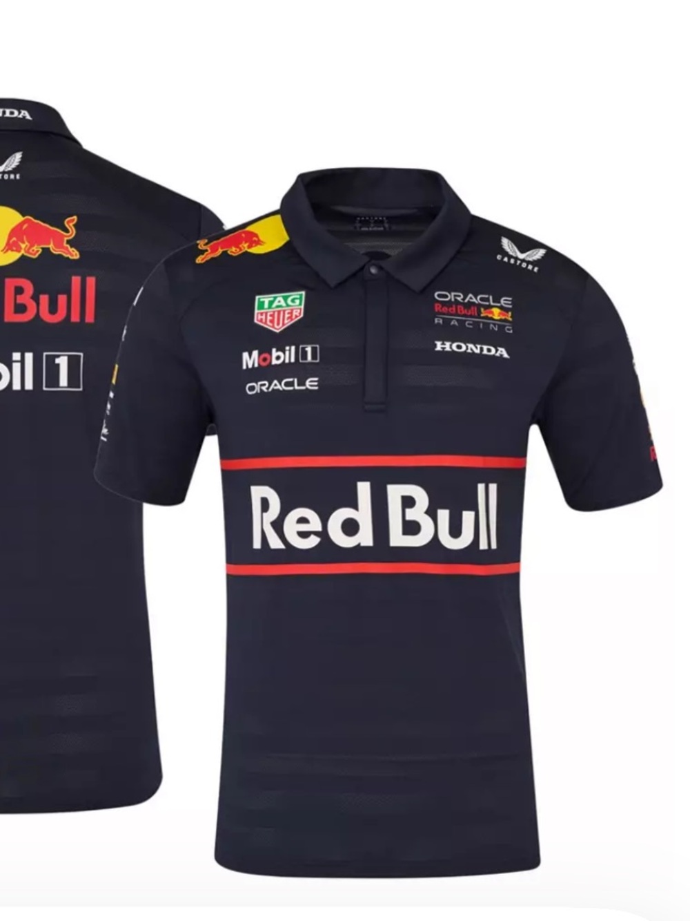 Castore Men's Formula 1 Red Bull Racing Navy Polo 4XL